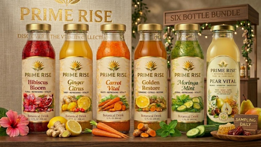 Prime Rise six bottle bundle — all six botanical blends